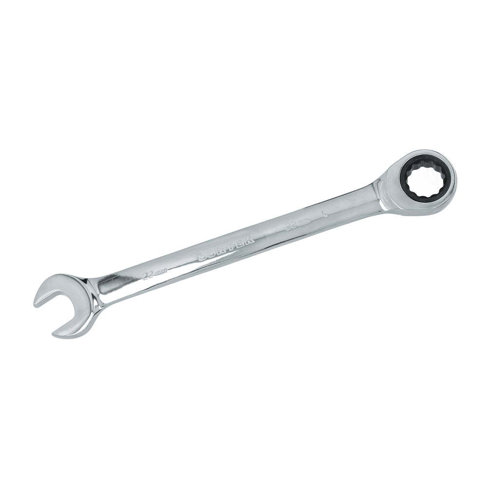 Llave combinada pulido espejo de matraca métrica, 12 puntas, 22mm Surtek