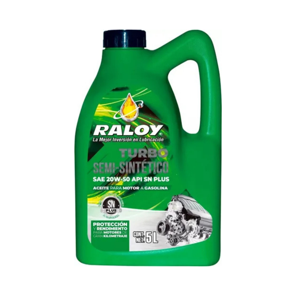 Aceite Raloy Turbo Semisintético 20W50 | 5L