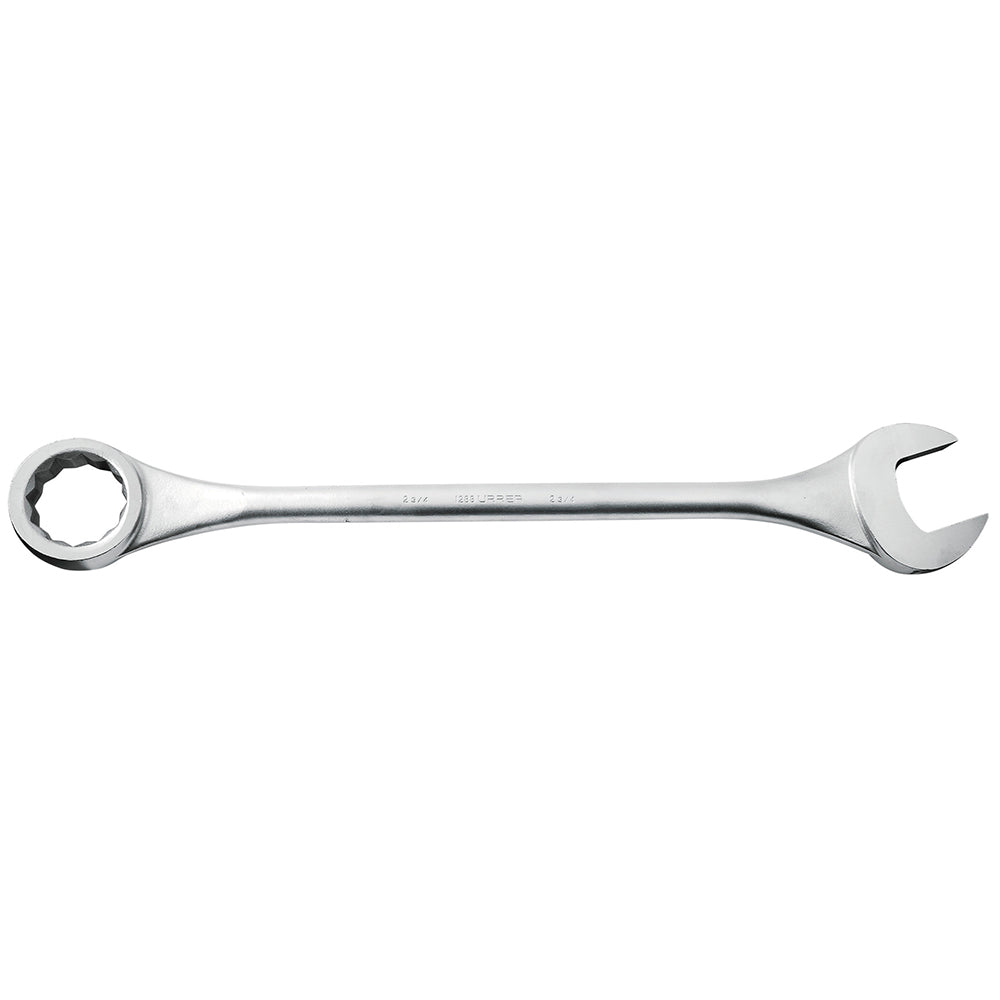 Llave combinada jumbo satinada en pulgadas, 12 puntas, 2-3/4" Urrea
