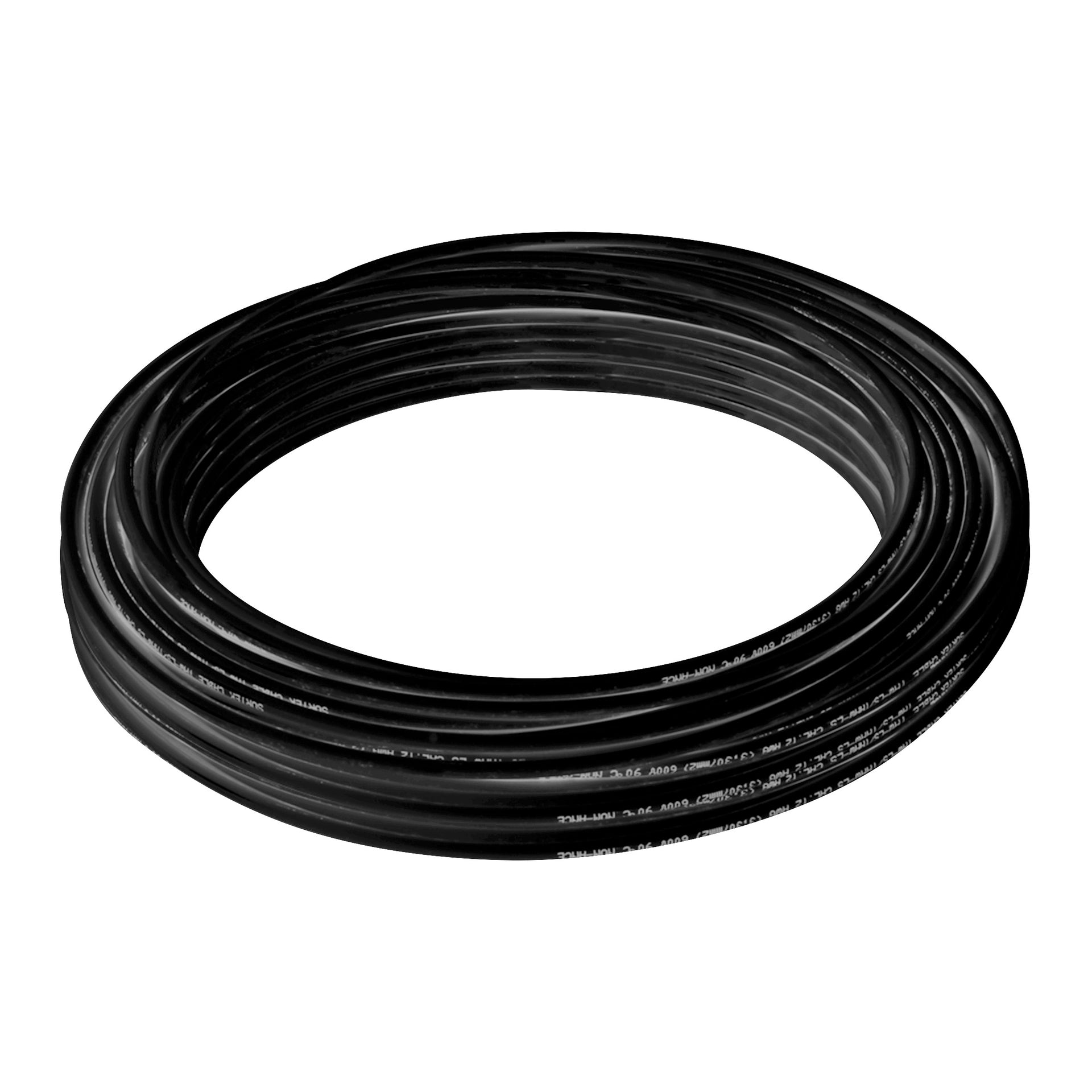 Cable eléctrico THW calibre 8, 100 m color negro Surtek