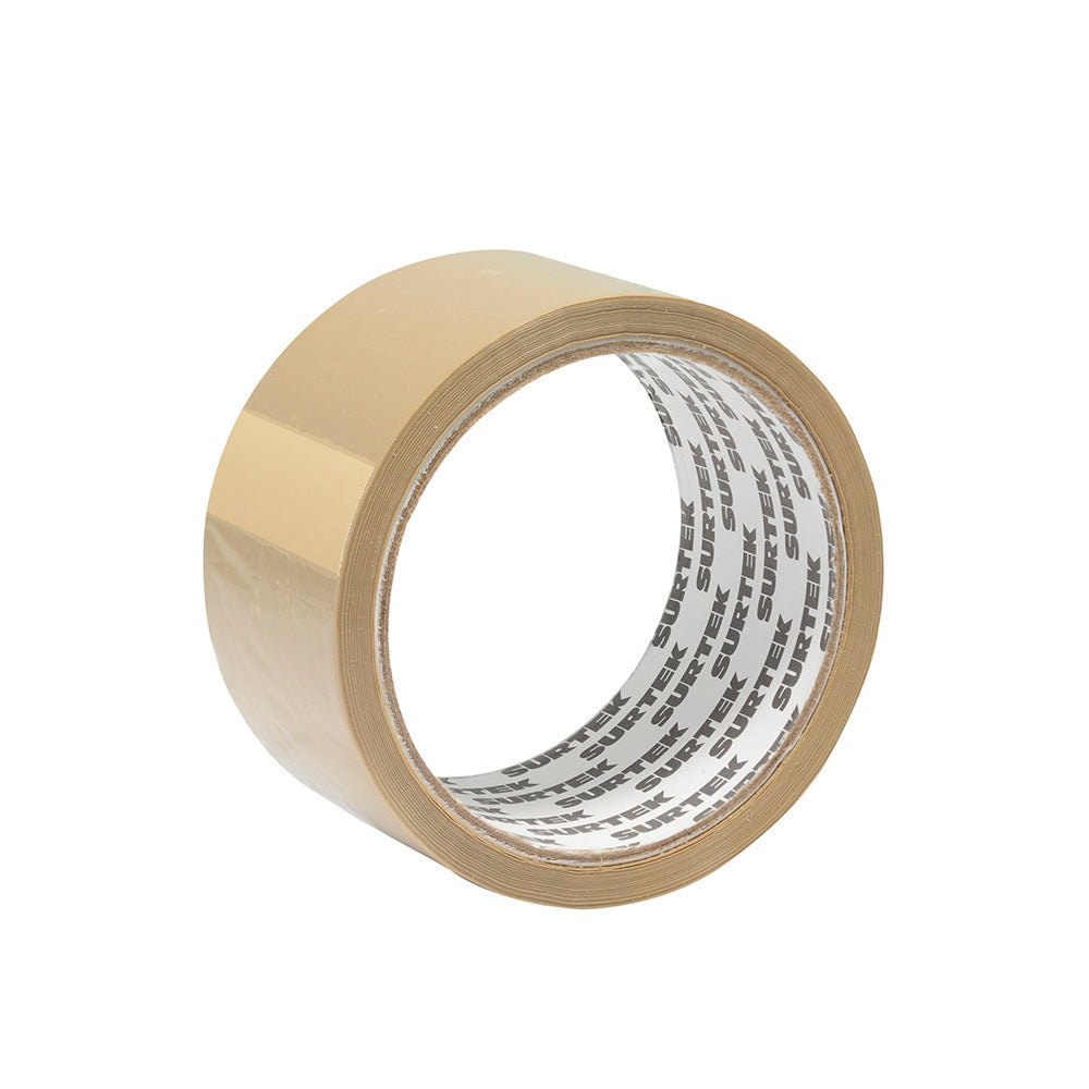 Cinta canela hot melt para empacar 48 mm x 150 m Surtek