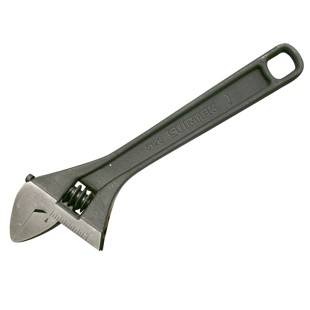 Llave ajustable pavonada 12" Surtek