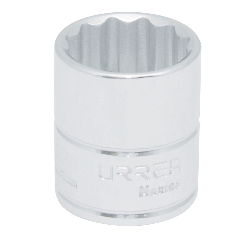 Dado cuadro de 3/8", 12 puntas, en pulgadas, 17/32" Urrea