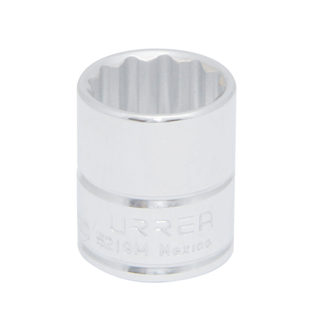 Dado cuadro de 3/8", 12 puntas, métrico, 18 mm Urrea