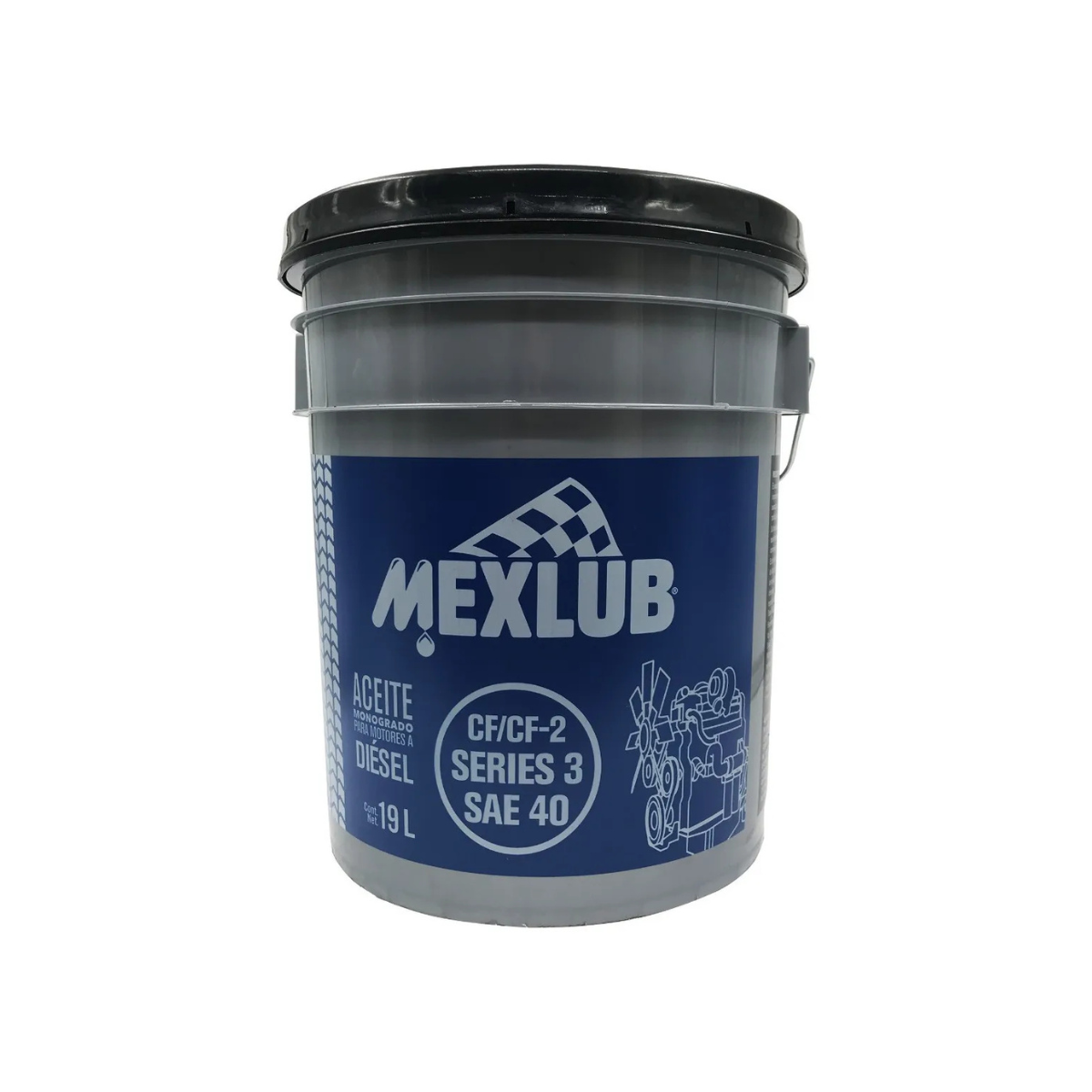 Aceite Mexlub CF CF2 SAE 40 Diésel | 19L