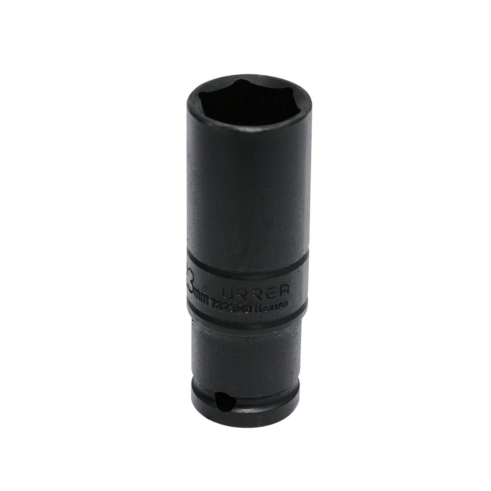 Dado de impacto pared delgada cuadro de 1/2", 6 puntas, métrico, 23 mm Urrea