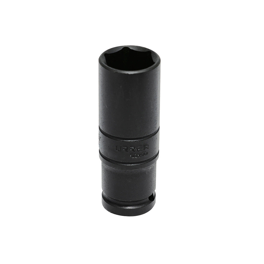 Dado de impacto pared delgada cuadro de 1/2", 6 puntas, en pulgadas, 1-1/4" Urrea