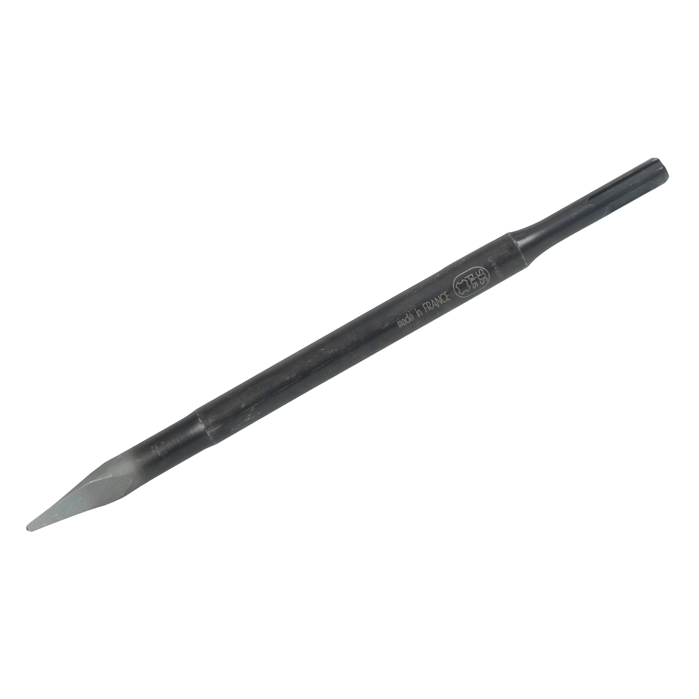 Cincel corta frío para martillos demoledores plana SDS PLUS 14 mm x 250 mm Urrea