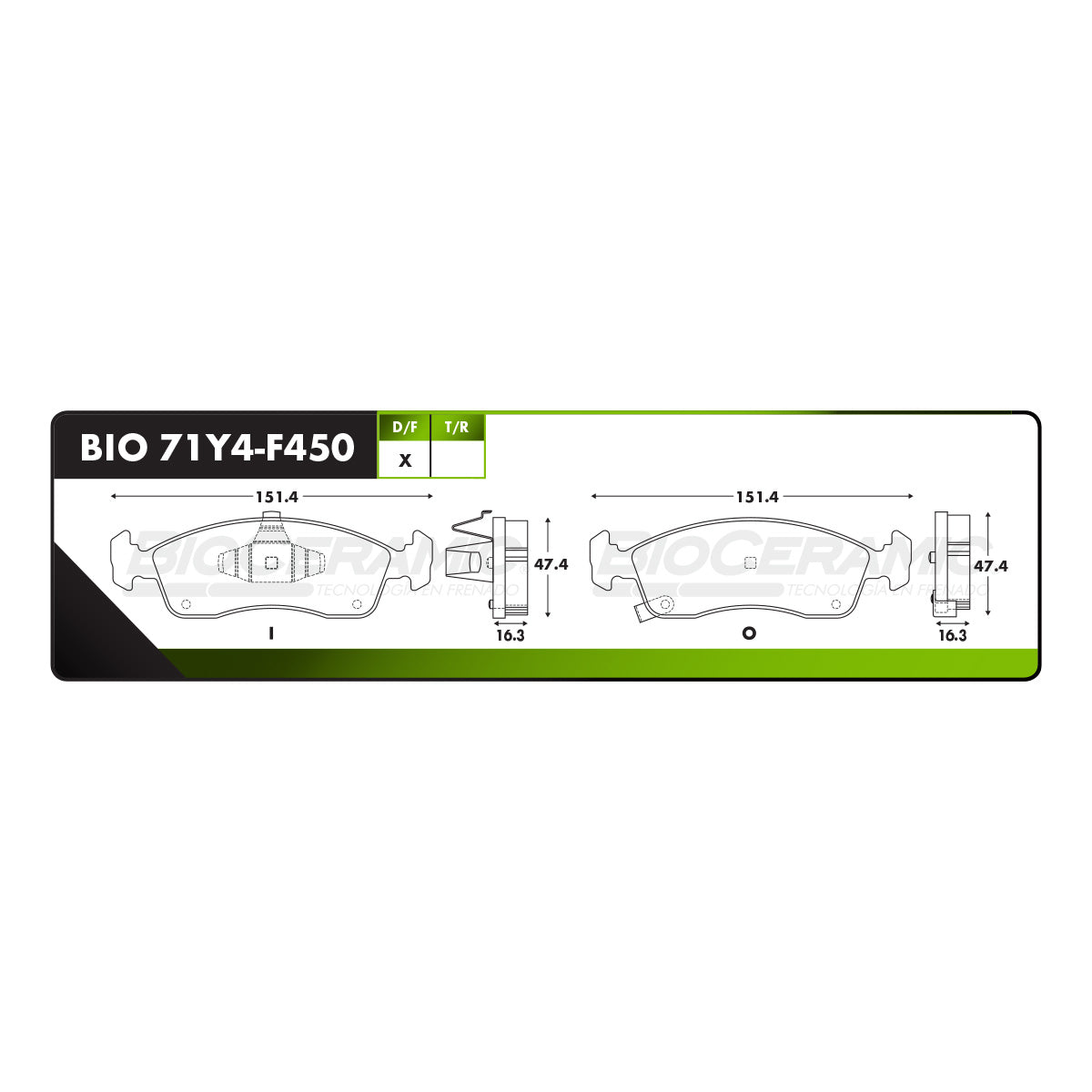 Balata Bioceramic BIO 71Y4-F450
