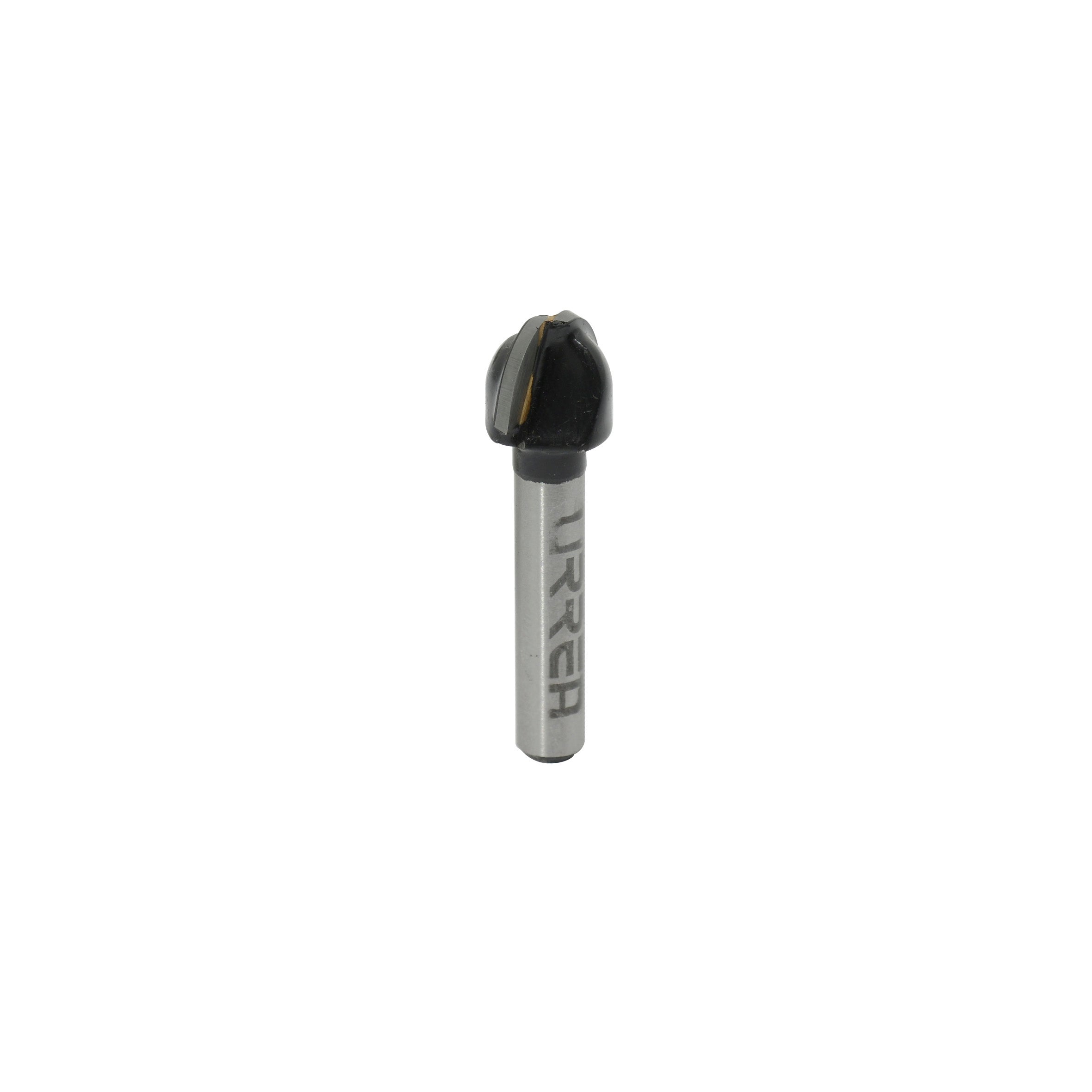 Broca para router de acero de media caña 1/2" zanco de 1/4" Urrea