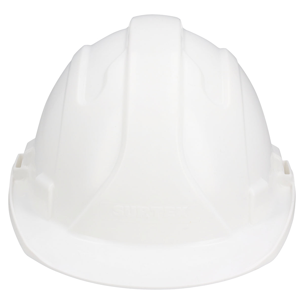 Casco de seguridad con ajuste de intervalos de 4 puntos, color blanco Surtek