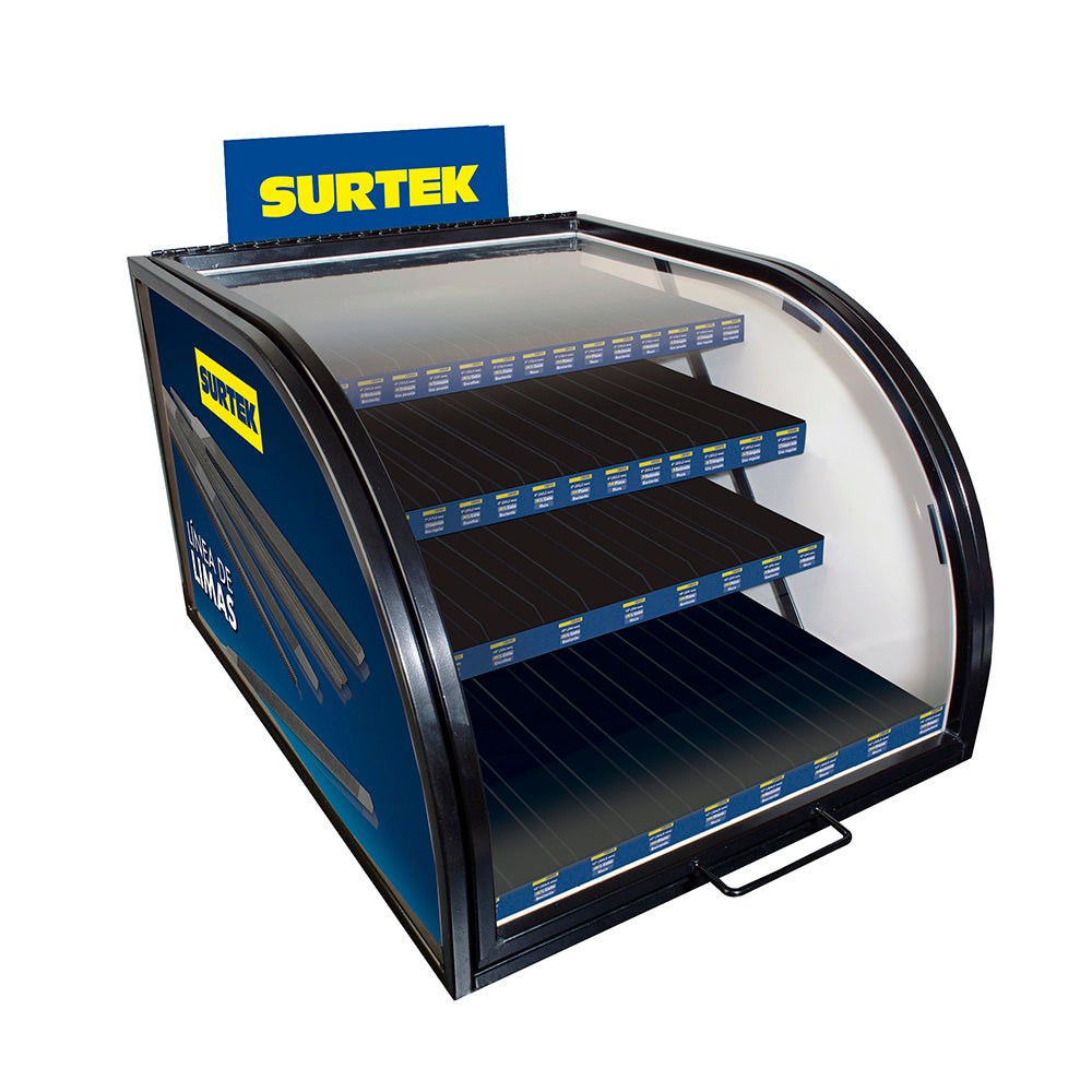 Exhibidor de mostrador para limas 31 x 41.5 x 54.5 cm Surtek