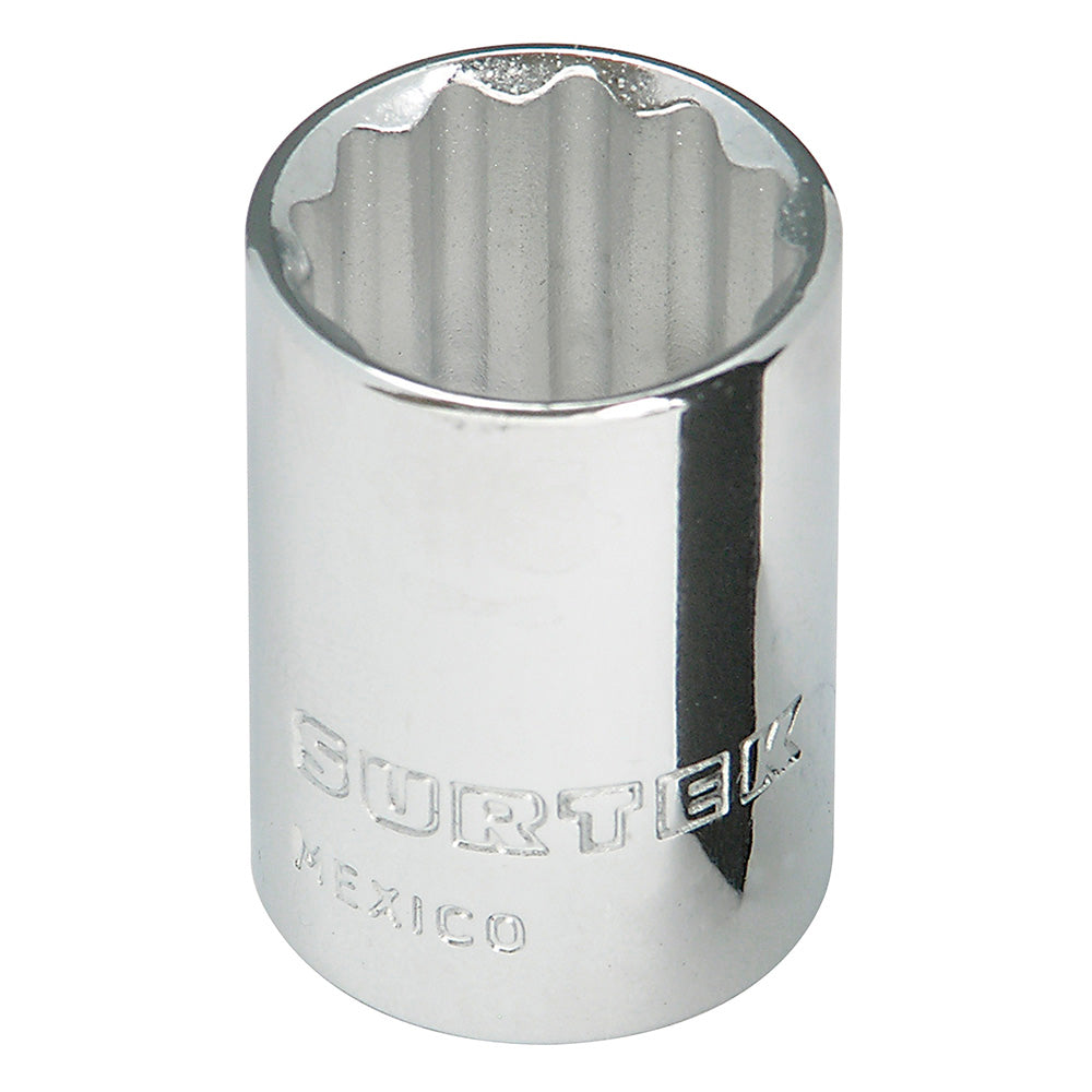 Dado cuadro de 3/8", 12 puntas, en pulgadas, 7/8" Surtek