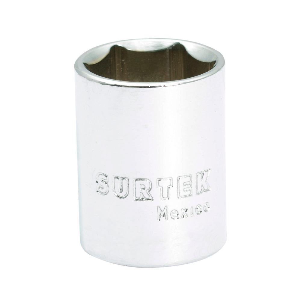 Dado largo cuadro de 3/8", 6 puntas, en pulgadas, 7/8" Surtek