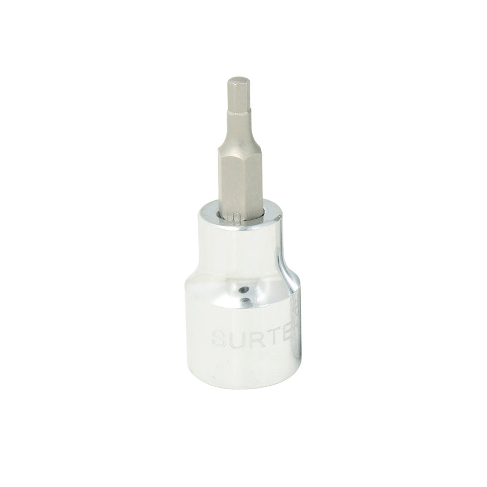 Dado con punta hexagonal cuadro de 3/8", en pulgadas, 3/16" Surtek