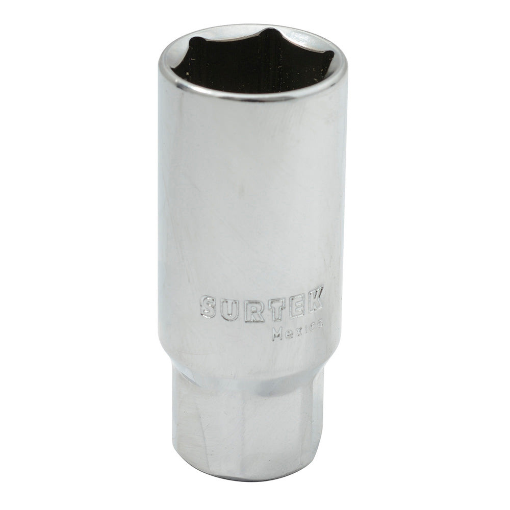 Dado para bujía con neopreno cuadro de 1/2", 5/8" en pulgadas Surtek