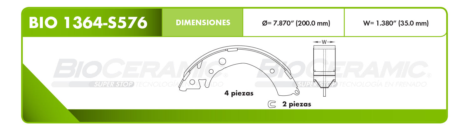 Balata Bioceramic BIO 1364-S576