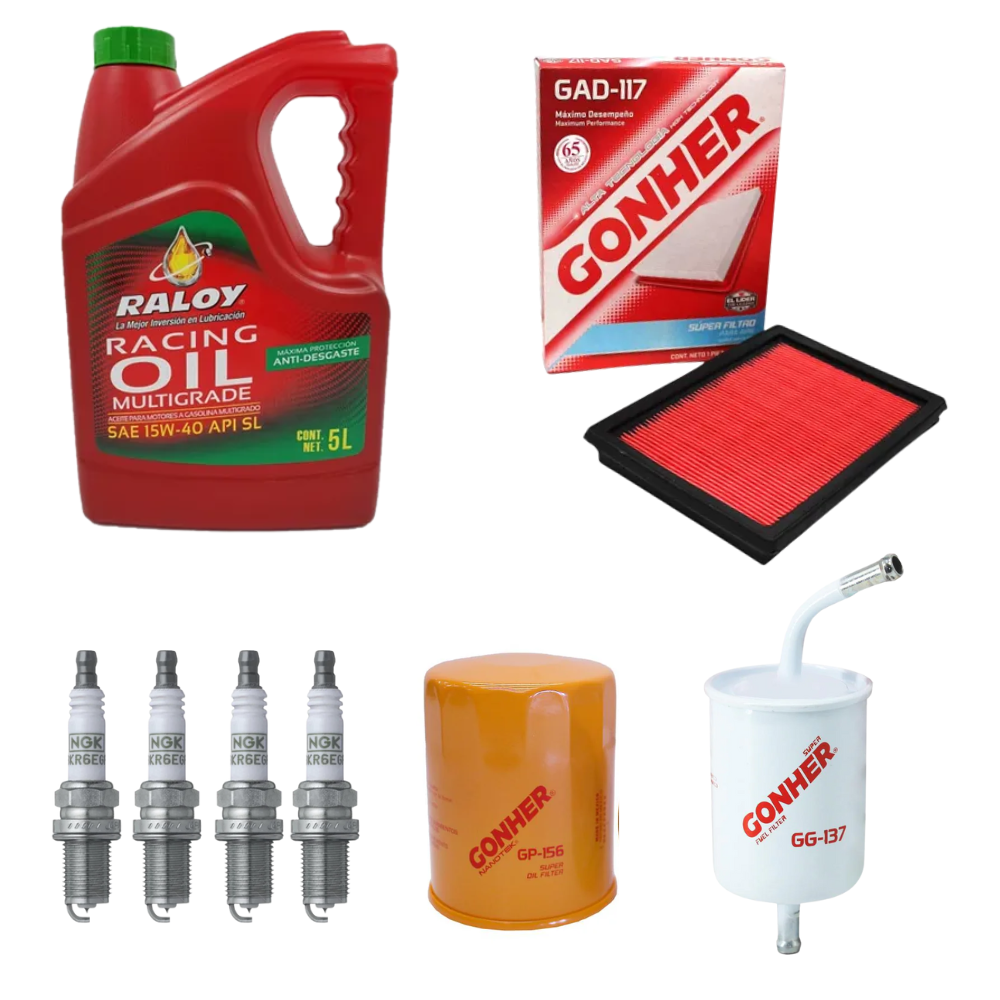 Kit De Afinación Mayor Nissan Tsuru Motor 1.6 2010-2017