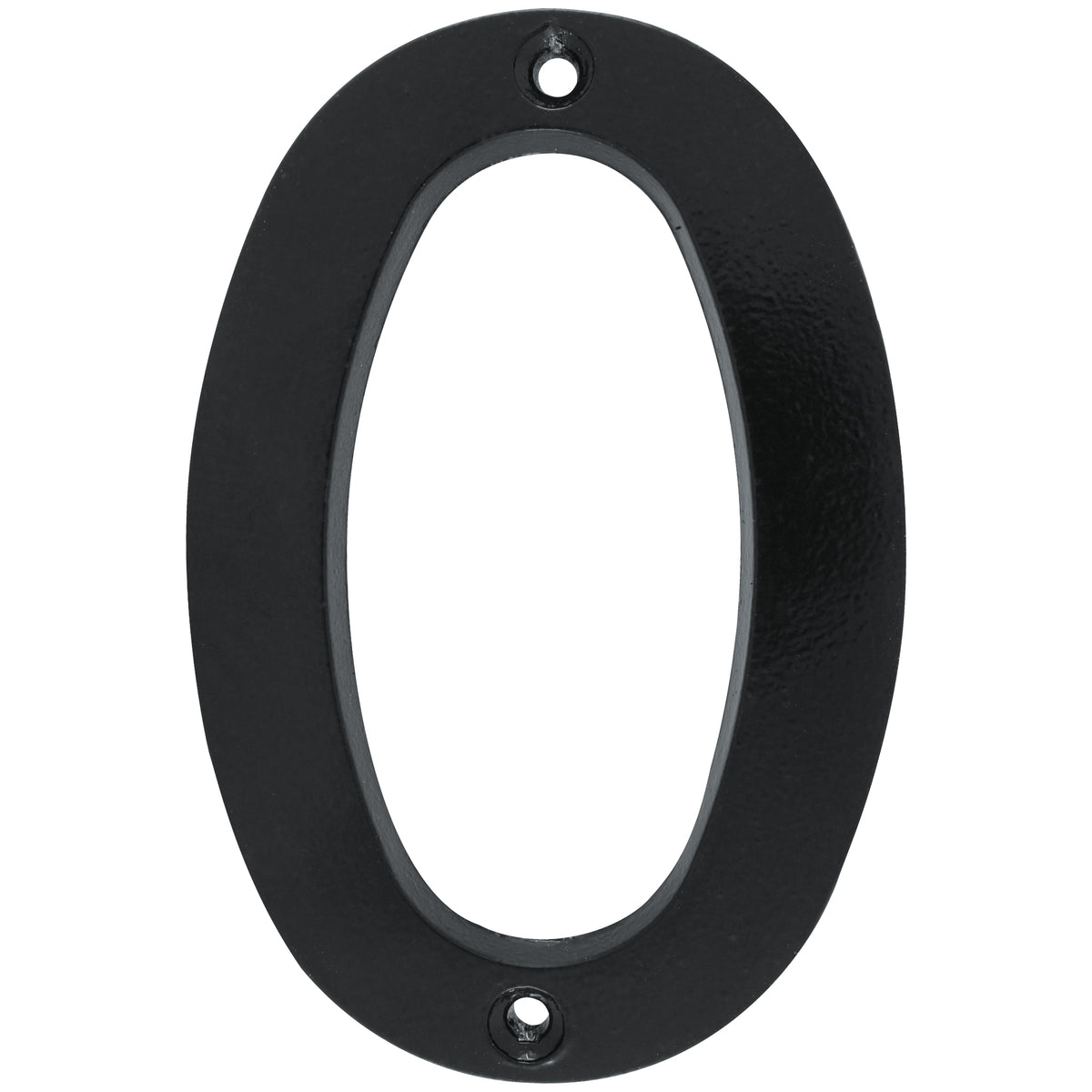 Número 0 slim 4" negro Lock