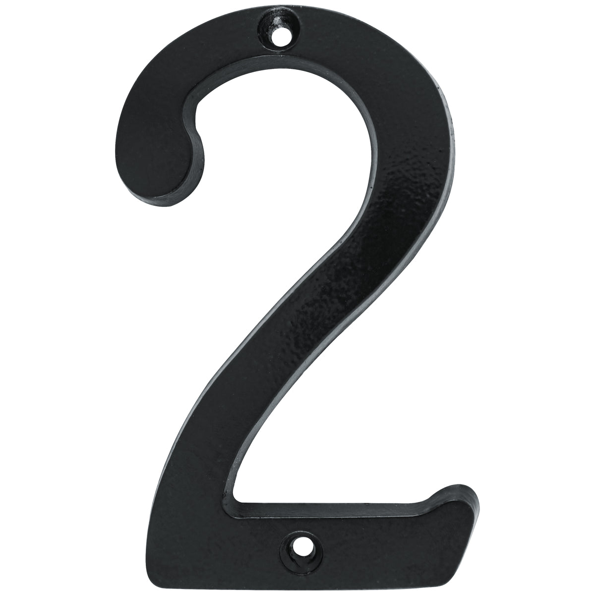 Número 2 slim 4" negro Lock