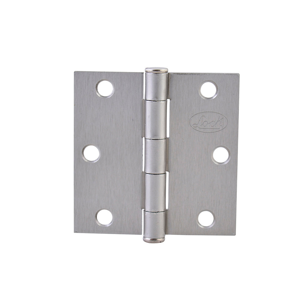 Bisagra cuadrada perno suelto de acero níquel satinado 2.5" x 2.5" Lock