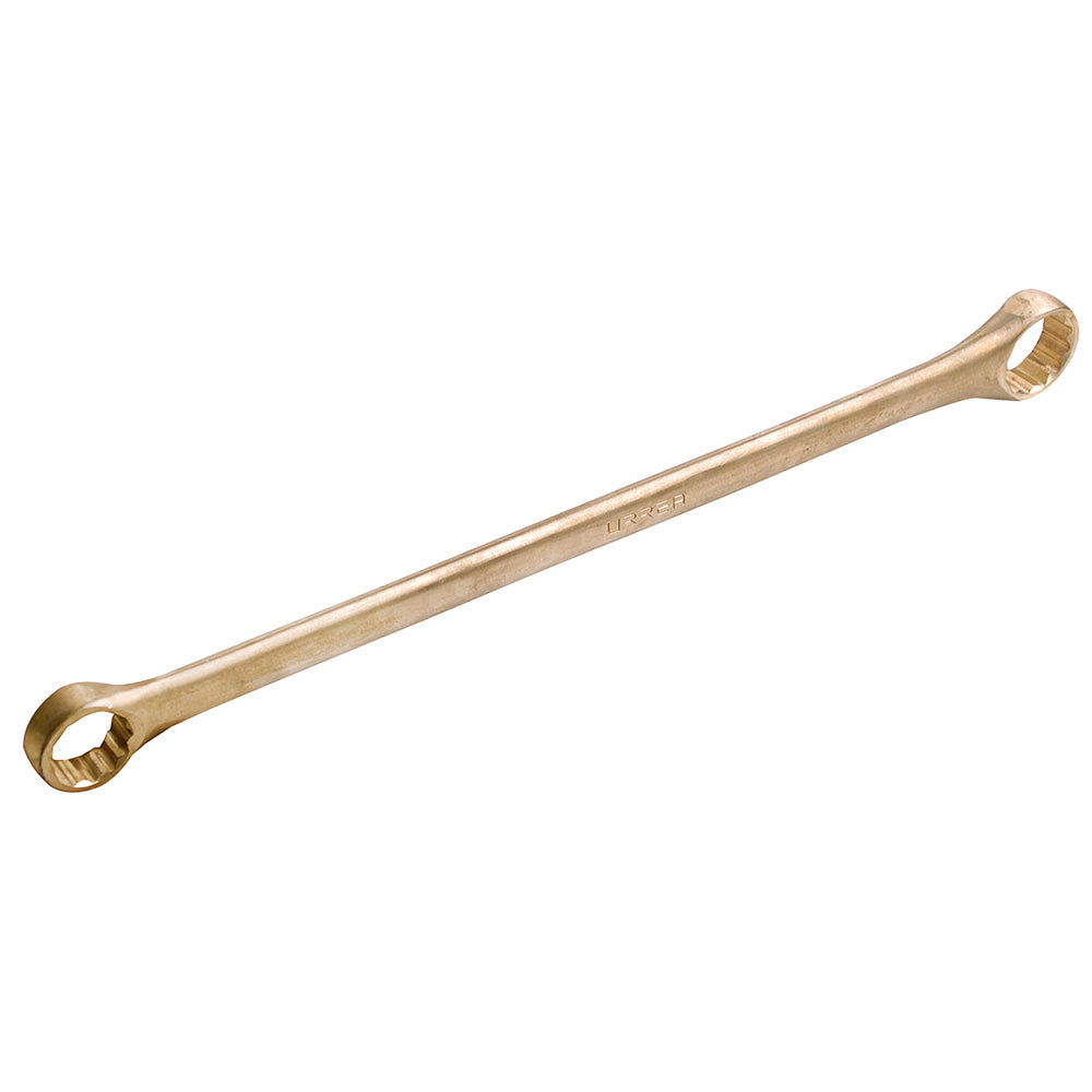Llave de estrías de bronce-aluminio antichispa de 15° en pulgadas de 1-7/16" x 1-1/2" Urrea