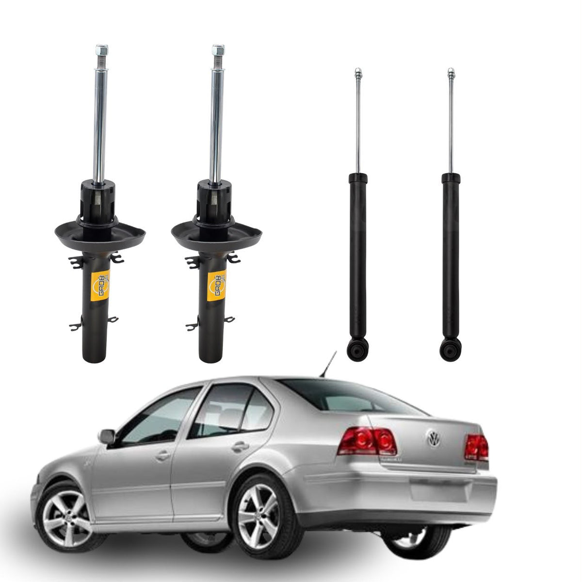 Kit 4 Amortiguadores Delanteros y Traseros Volkswagen Jetta CLASICO 2010-2014